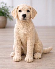 Labrador Adult Knitting Pattern Realistic Dog DK Toy Pattern Printed ONLY