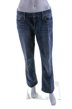 Joes Jeans Womens Cotton Bootcut Charmed Logo Acid Washed Jeans Size EUR 29