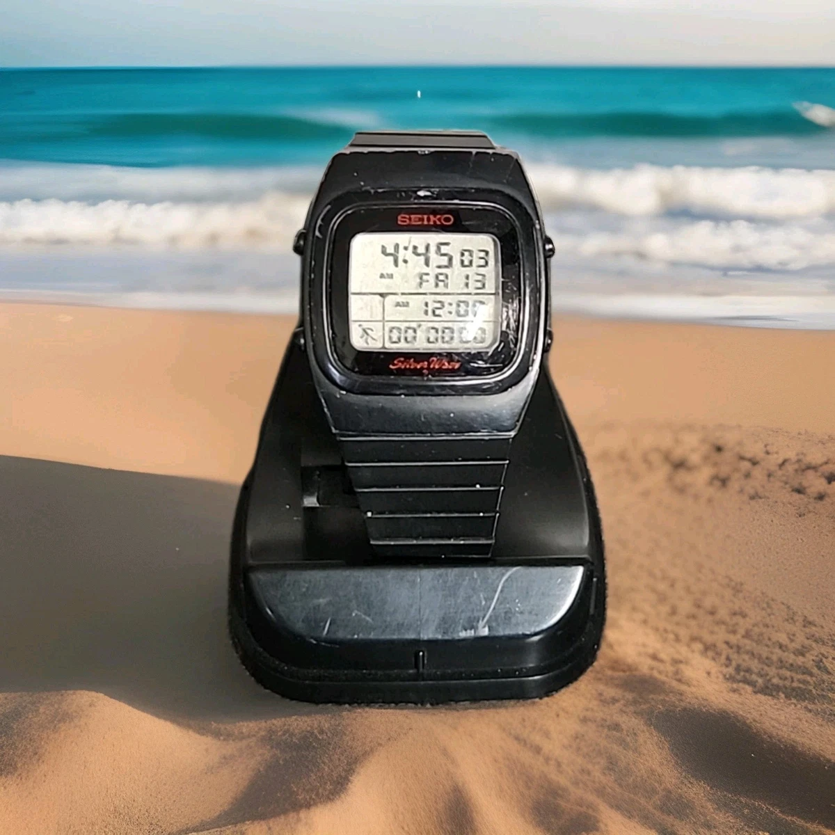 Seiko Silver Band Digital Wristwatches for sale | eBay