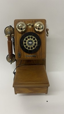 Thomas Crosley Museum Series Wood Antique Wall Telephone Limited