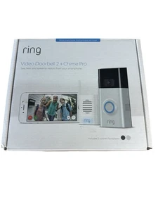 RING Sonnette de porte vidéo 2 + Chime Pro (Nouvelle boîte scellée)
