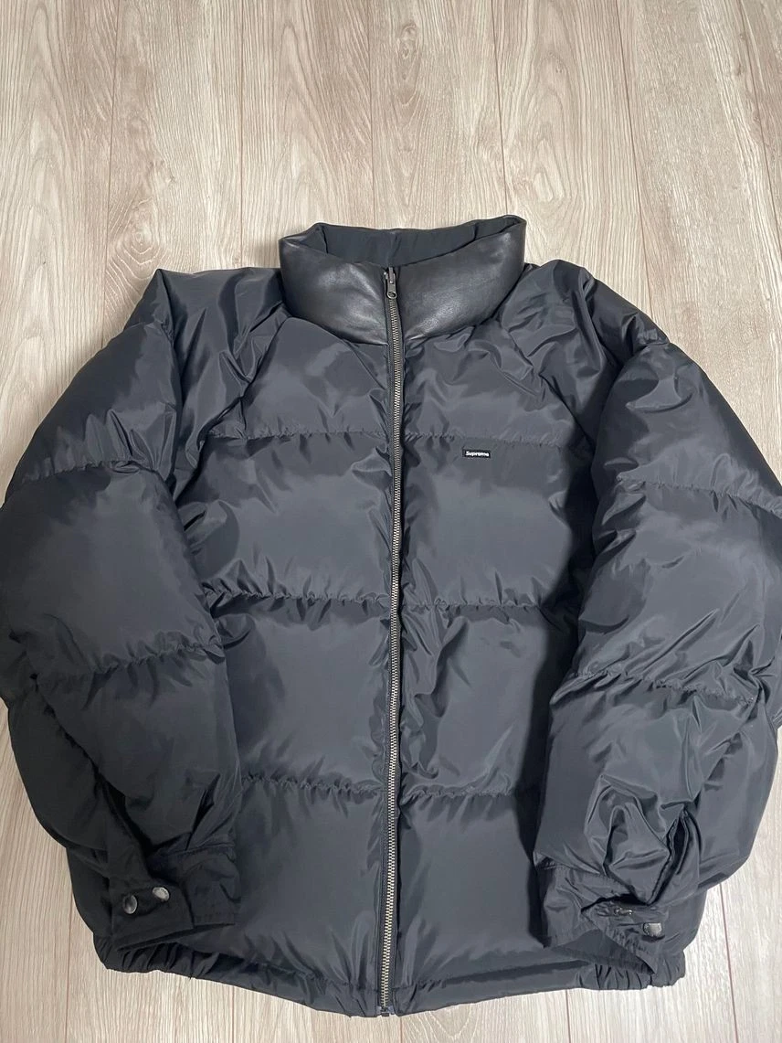 Doudoune réversible Supreme noire