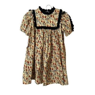 KIKA VARGAS Herthie Floral Peasant Dress Girls Sz 8Y
