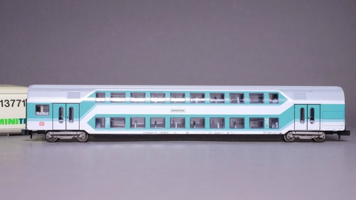 Spur N Minitrix 13771 Doppelstockwagen 2. Kl. DBz 750 DB in OVP #NN_1856 | Zustand: Gebraucht