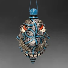 Handmade Face Ornament - Ben Gufford Ceramics