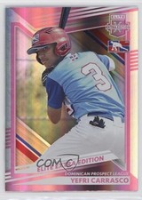 2022 Panini Elite Extra Edition Pink Yefri Carrasco #197 17hc