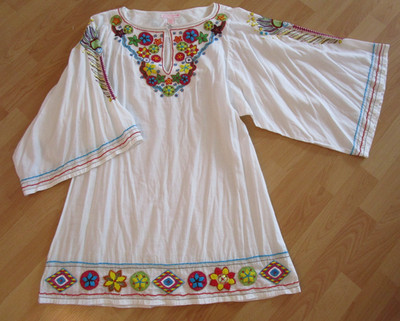 Matthew Williamson for H&M Tunika / Kleid*Gr.:S* mit traumhaft schöner Stickerei