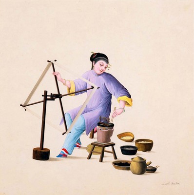 Chinese School Purple Artwork PAPER or CANVAS Fine Art Print Quality