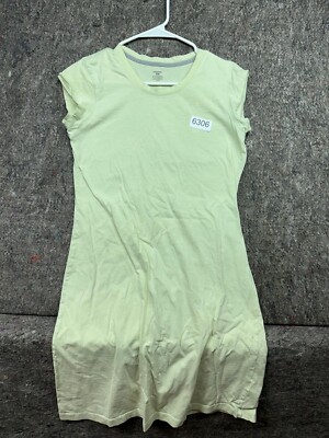 patagonia green dress Womens Shift Organic Cotton Sleeveless Size M cap & gown