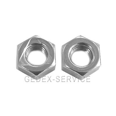 25 Stück Sicherungsmutter DIN 980 M8 - Edelstahl A2 Sechskant Muttern