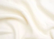 Heavy  Italian Ivory white   cashmere fabric for suits, coats 150cm wide