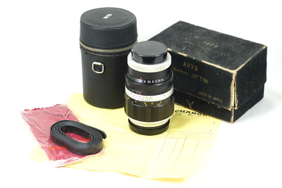 Minty Vintage ROKUNAR 135mm f/3.5 Lens M42 Pentax Screw Mount Sony Adaptable