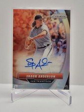 2020 Prizm Game Ball Graphs SILVER Shaun Anderson - San Francisco Giants #GBG-SA
