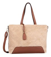 Gabor Donna Zip Shopper M Shopper Schultertasche Tasche Mixed Beige Braun Beige