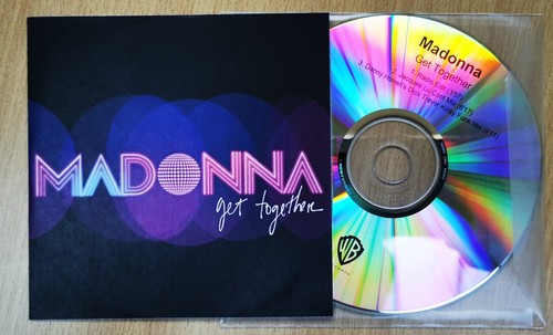MADONNA CD Get Together 3 Track UK PROMO ONLY DJ Rare in PVC Wallet MINT / UNPL - Picture 7 of 10
