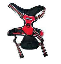 Rabbitgoo Training Dog Harness with Handle No Pull Large Red Black Reflective