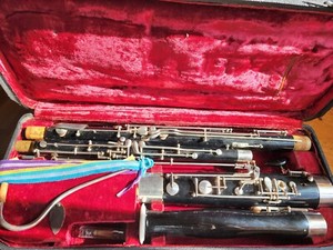 Wooden student bassoon - great condition - unmarked from England 