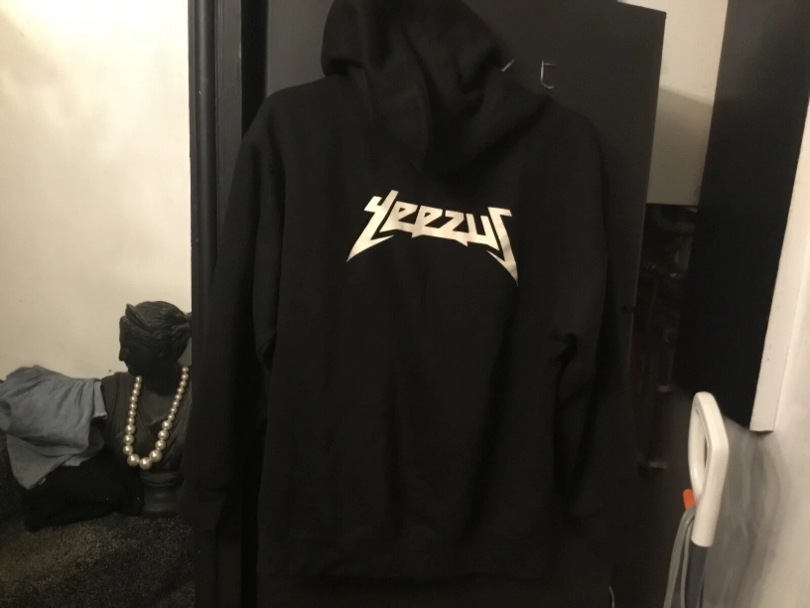 VETEMENTS Absolute abbigliamento petto 48 pollici nero top con cappuccio