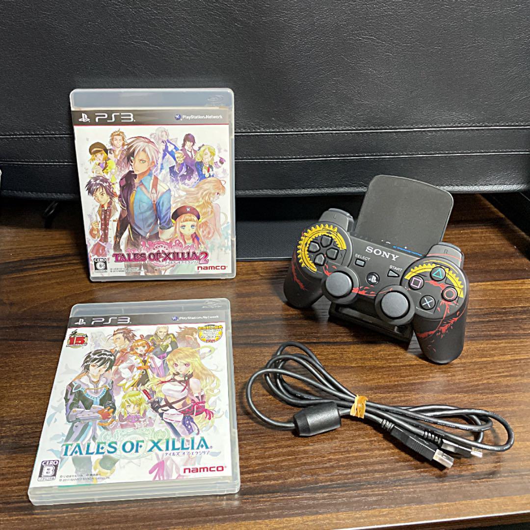 PS3コントローラー二個付き&プロスピ、winning eleven PS3 Wireless controller DUALSHOCK3 TALES OF XILLIA 2 X Edition