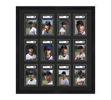 SGC Graded Card Frame Display Holds (12) Slabs Baseball UV Protection (optional)