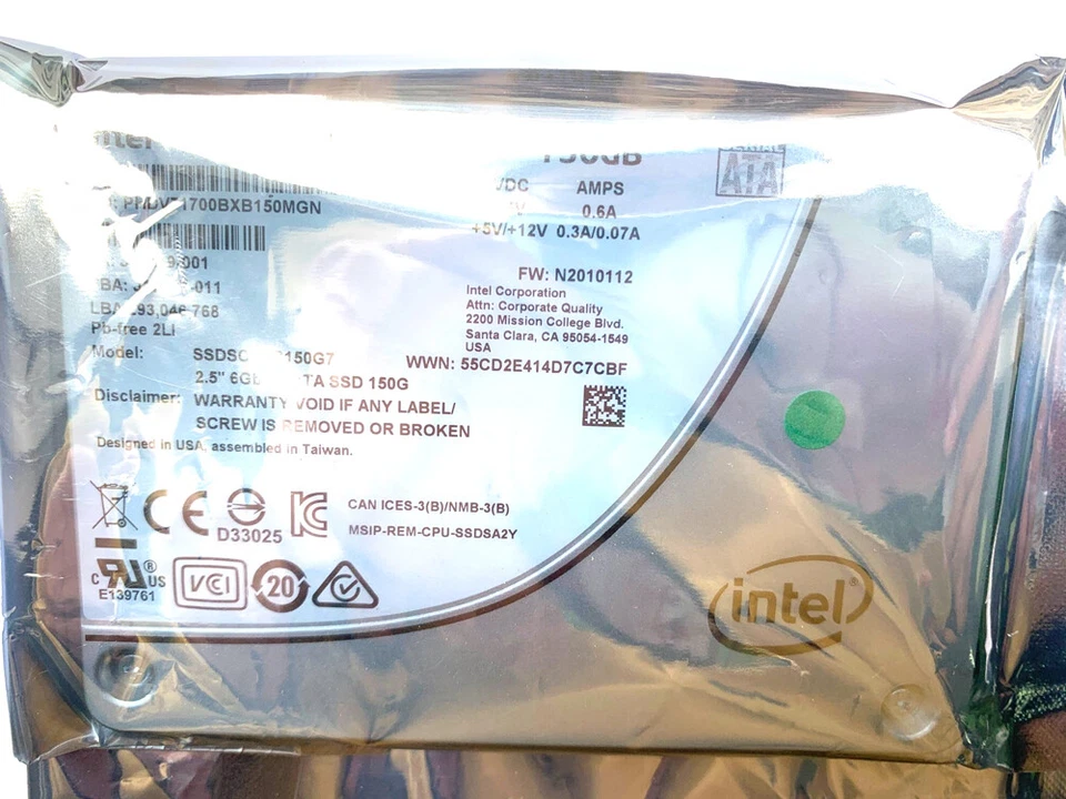 150GB Intel S3520 Enterprise DC Solid State Drive 2.5" SATA SSD SSDSC2BB150G7 - Image 2 of 4