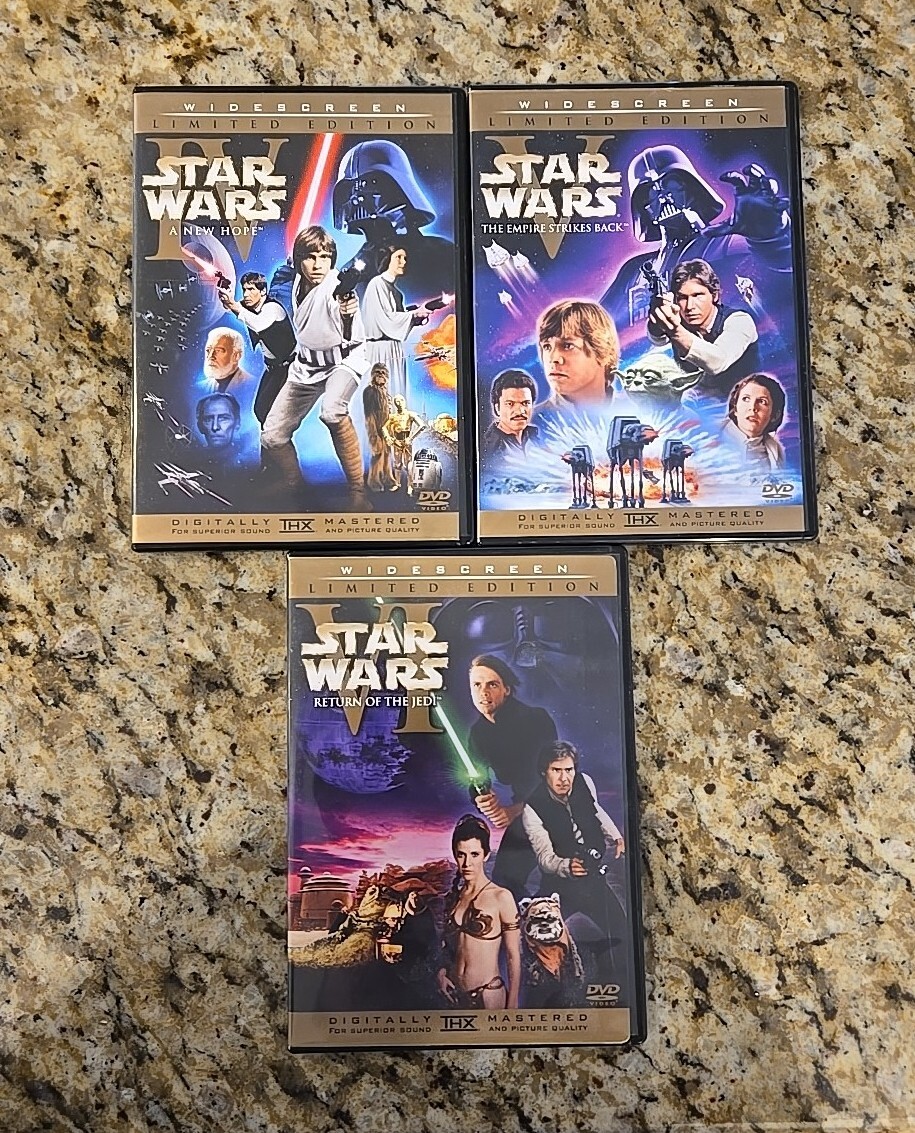 Star Wars Trilogy IV V VI THX Digitally Mastered (DVD, 2008, 6