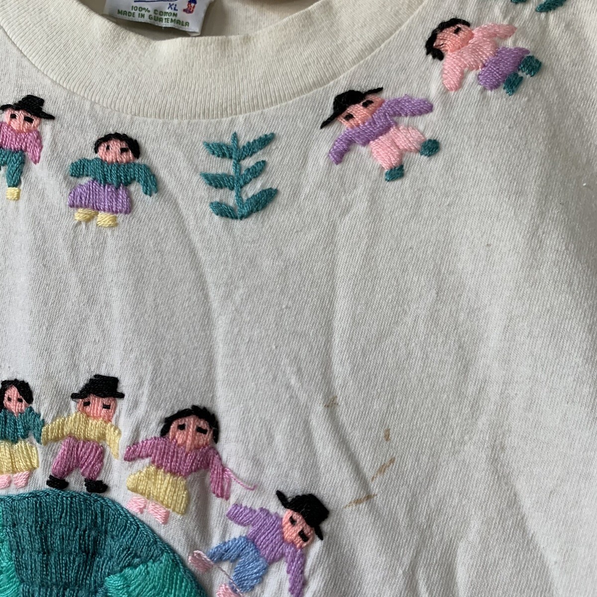 Vintage Embroidered Shirts Guatemala Boho Stitched Kids Vintage Embroidered Shirts Guatemala Boho Stitched Kids