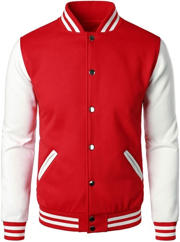 HOOD CREW Man's Varsity Baseball Jacket 