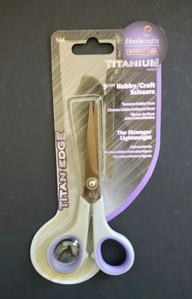 Mundial 500-4T Titanium Edge Set of 4 Scissors  Titanium Scissors Titanium Shear - Image 4 of 4