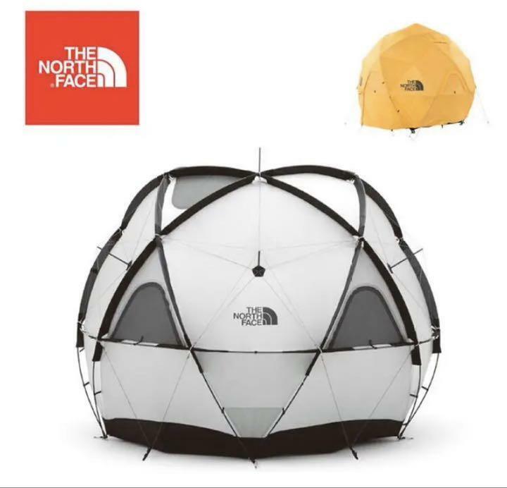 Express THE NORTH FACE Geodome 4 Tent with Footprint NV21800 Tingley  Saffron NEW