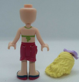 Isabella 41008 Bikini Top Blond Hair Bow Doll Friends LEGO Minifigure Mini