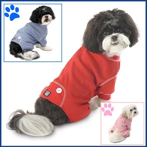 Petrageous Pink Thermal Long John Style Dog Pajamas " FREE TOY" S/M - Picture 5 of 6