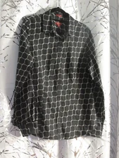 Talbots Black White Blouse Top Size 10 Long Sleeve Top