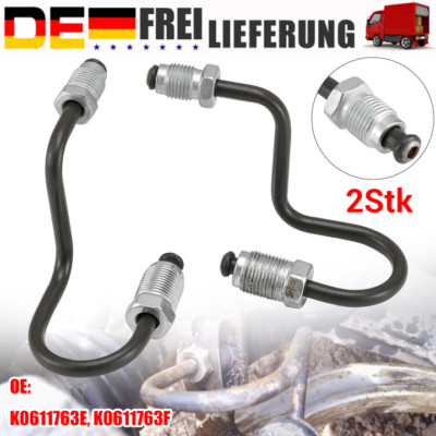 2x Bremssattel Bremsleitung Hinten Für Audi A3 Seat Leon Skoda Octavia Vw Golf 5