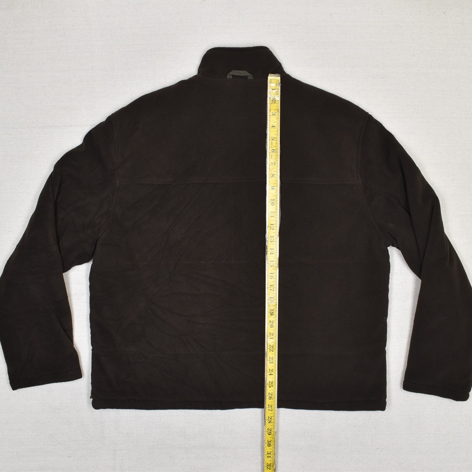 Columbia Men's Full Zip Jacket Solid Polyester Br… - image 5