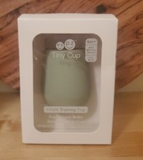 NEWezpz Tiny Cup Infant Baby Training Cup for Infant, Sage 2oz BPA Free 4 Month 