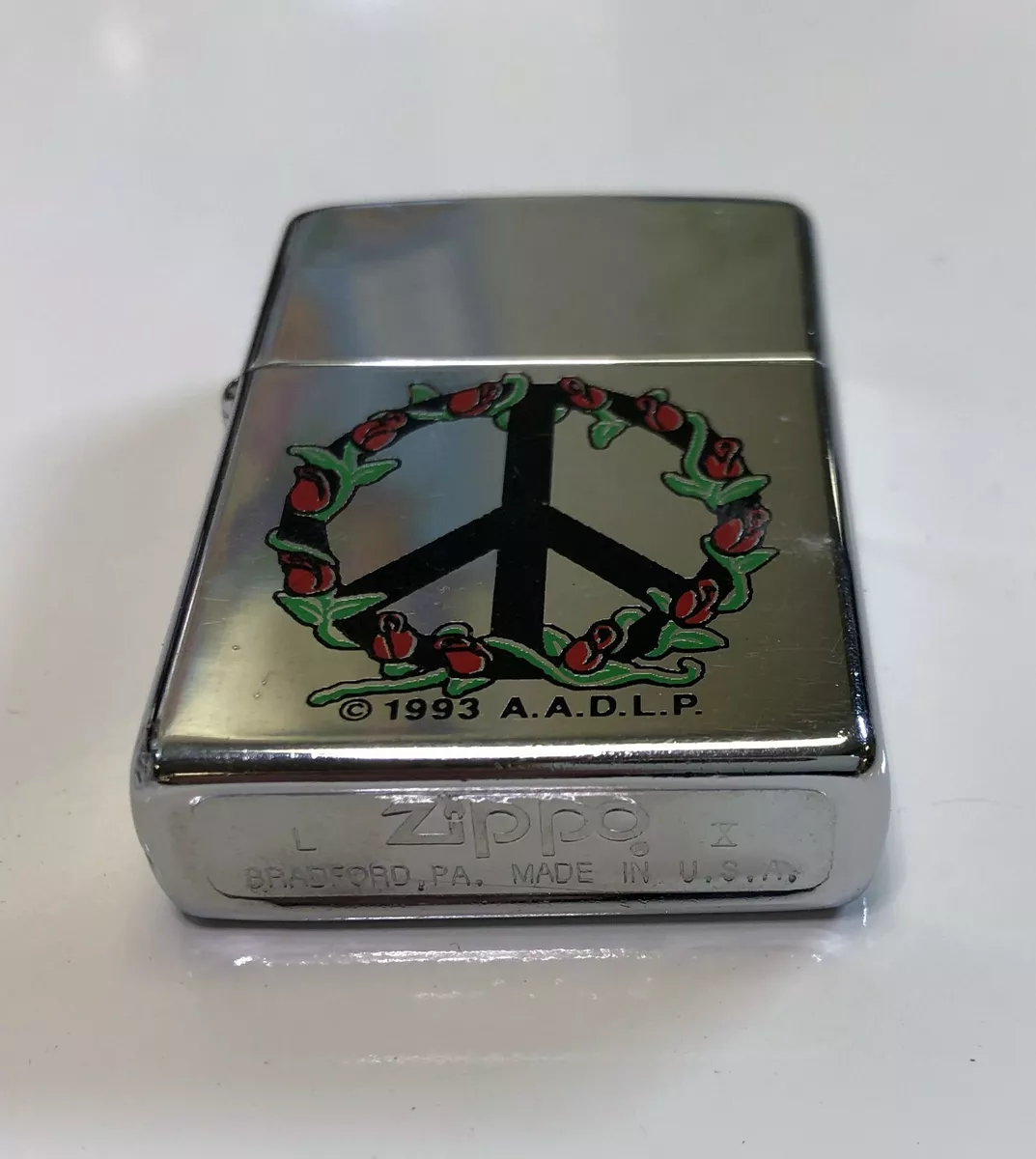 ZIPPO 1993 A.A.D.L.P. Piece Sign 5-Barrel 16 Hole Chimney Archer