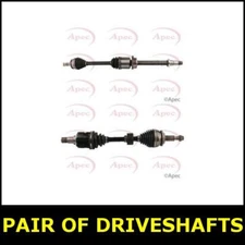 Pair Driveshaft Front Left Right FOR TOYOTA VERSO 2.0 09->18 Diesel Apec