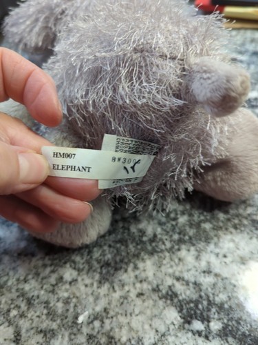 Ganz Webkinz Elephant HM007 No Code Plush Stuffed Animal - Picture 7 of 7