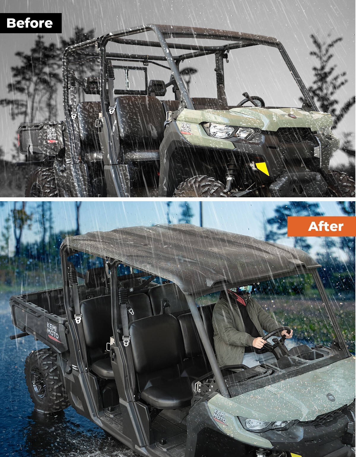 UTV Sport Hard Roof Top Cover For Can Am Defender Max HD10 HD8 HD9 HD7 2017-2025