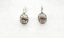 thumbnail 3 - Avon Silvertone Cascade Chain Choker Oval Pink Rhinestone Pendant + Earrings