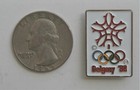 CALGARY 1988 WINTER OLYMPICS / WHITE LOGO PIN — photo 2