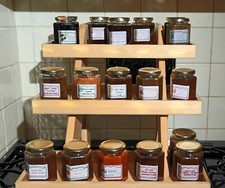 HOMEMADE CHUTNEYS 12oz jar  ; APPLE, DATE & ALE  FRESH  AN NATURAL  ING;