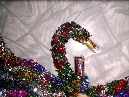 Vintage Christmas Tinsel Rope Garland LOT MCM- 1990s Pieces Used - Picture 12 of 12