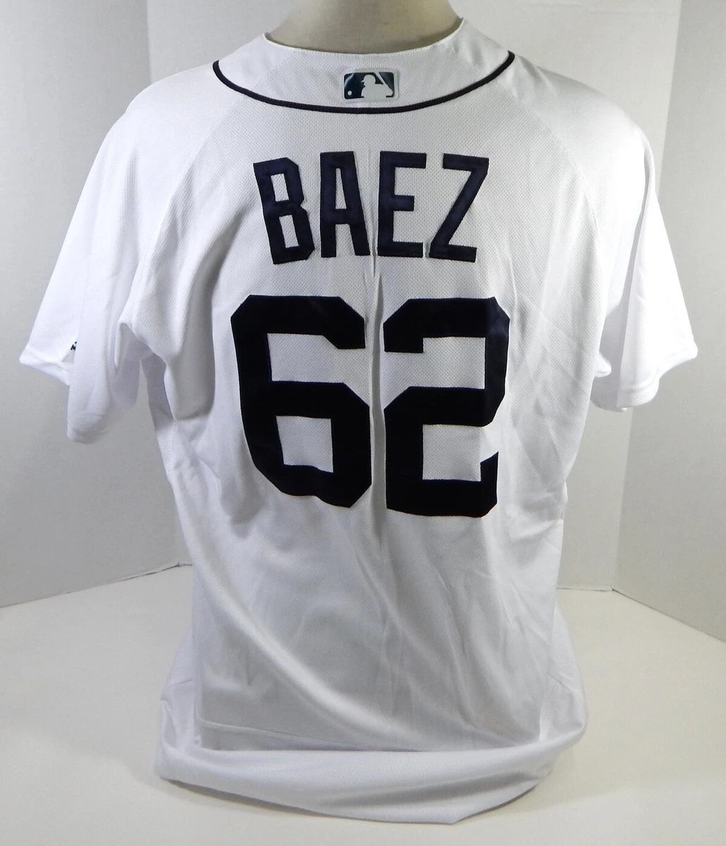 Detroit Tigers Sandy Baez #62 Game Used White Jersey 48 DP20908