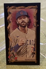 2023 Allen & Ginter Base Mini Black Border #57 Dansby Swanson Chicago Cubs