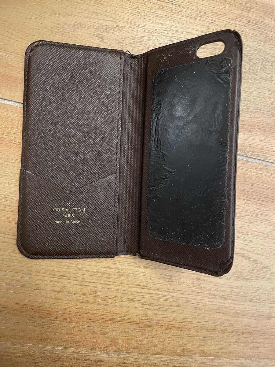Authentic Louis Vuitton Monogram Folio Iphone 6/6S, 7, 8 & SE Case