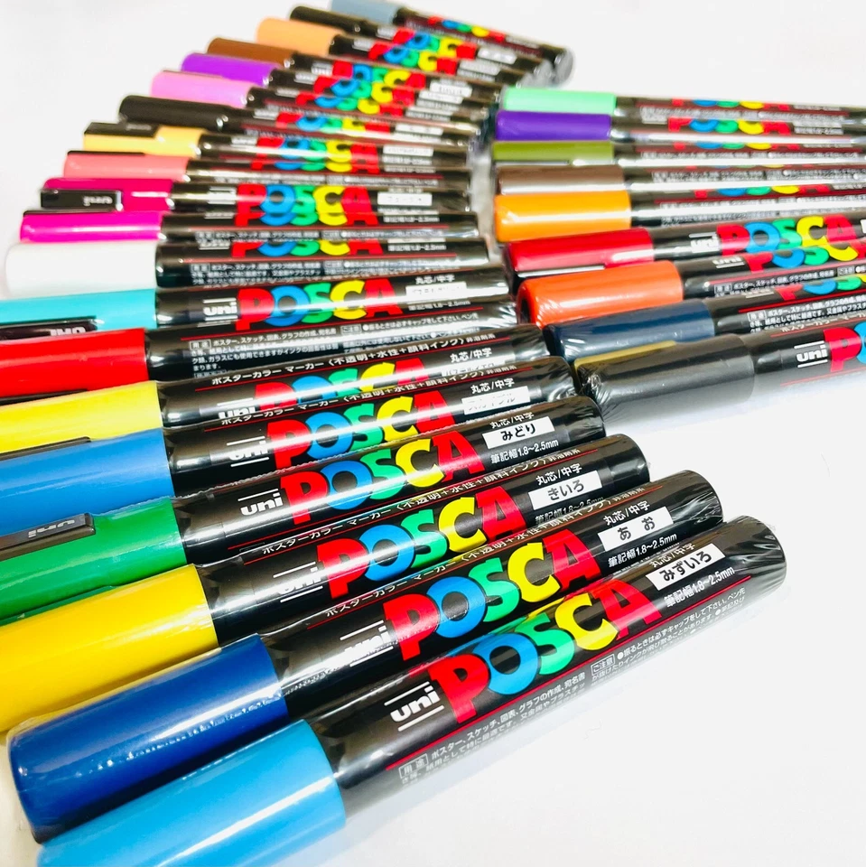 Mitsubishi uni Posca Paint Pens Marker | Medium PC-5M | Pick Colors | US Seller