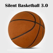 Silent Basketball Size 7 Airless Foam Quiet Dribble Indoor Training Ball