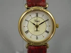 Vintage Timex Watch Women Gold Tone 23mm New Leather Band New Battery